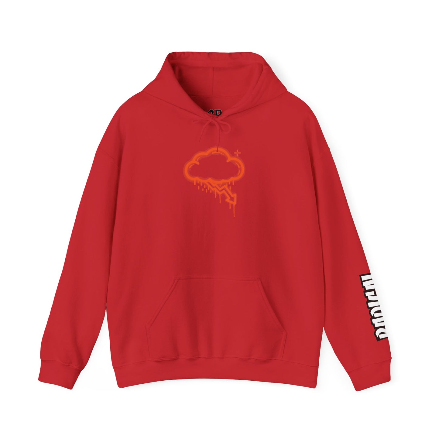 RADICAL Orange Graffiti Crash Cloud Hoodie (6 Colors)