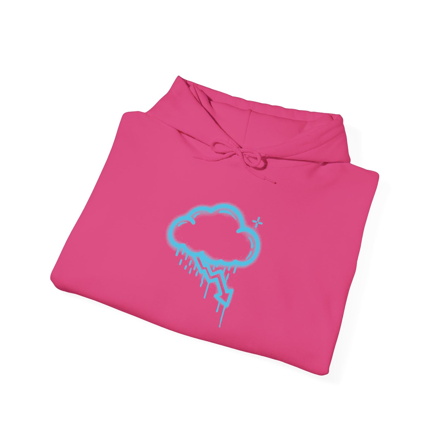 Blue Graffiti Crash Cloud Hoodie (9 Colors)