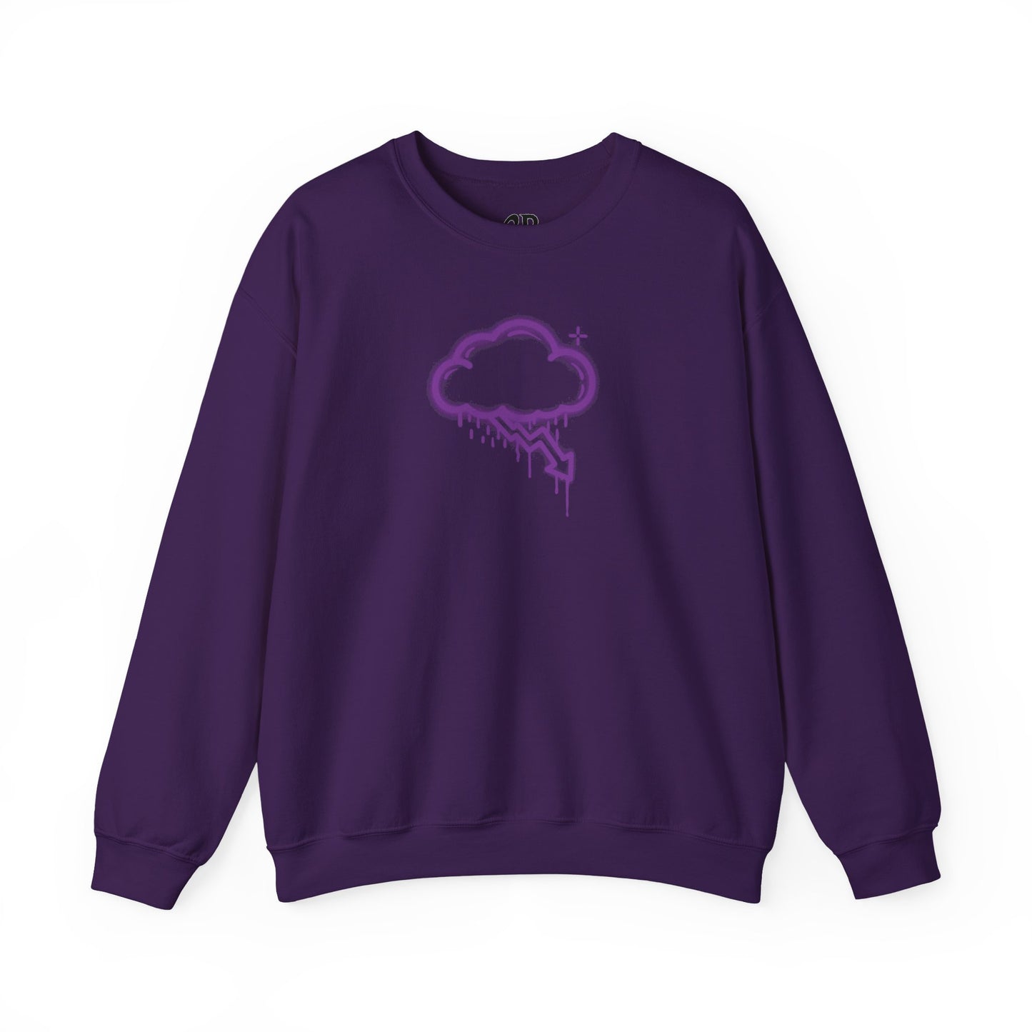Purple Graffiti Crash Cloud Crewneck (9 Colors)