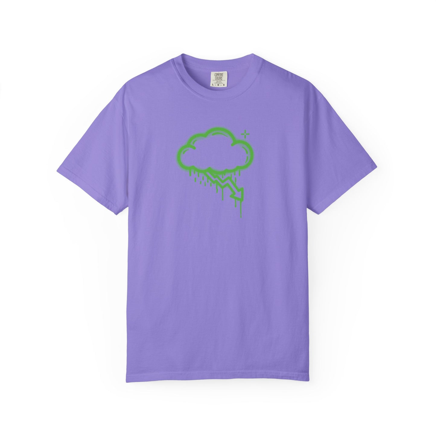 Green Graffiti Crash Cloud Tee (6 Colors)
