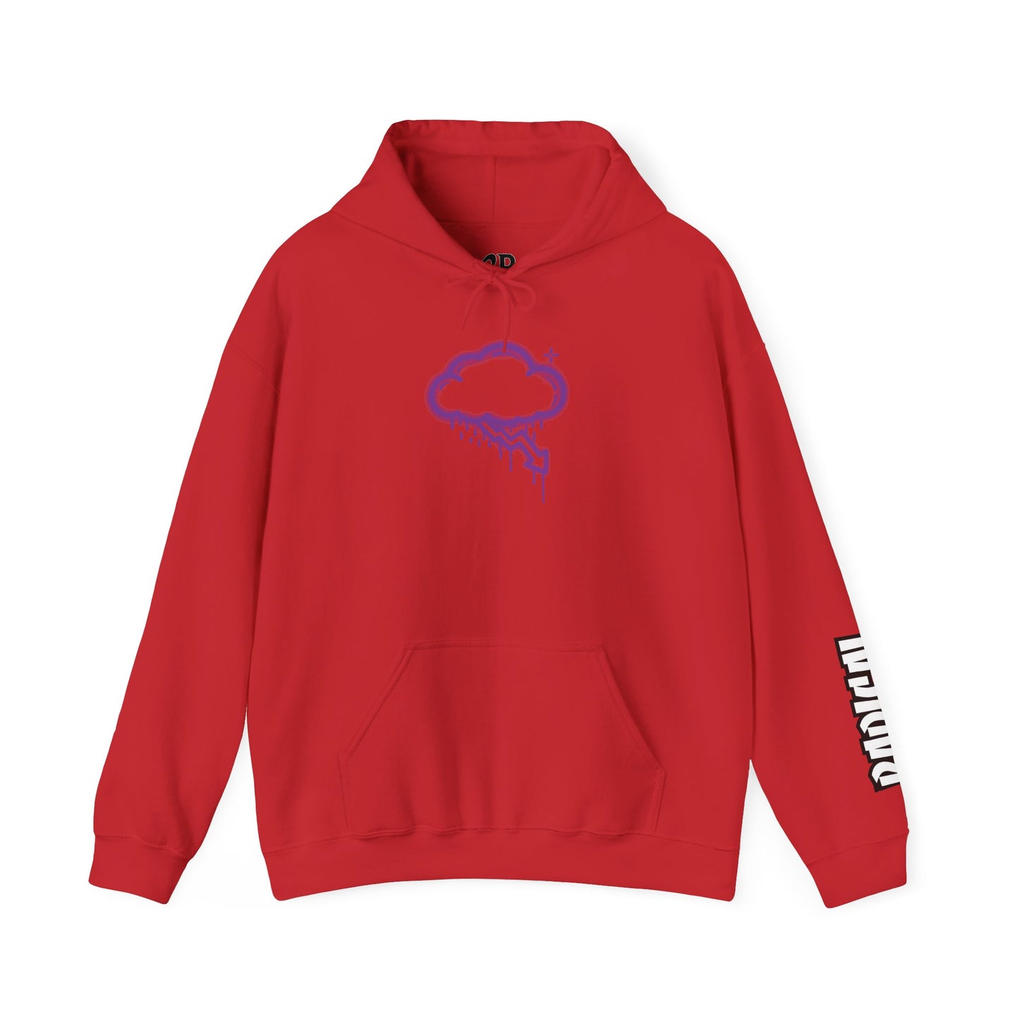 RADICAL Purple Graffiti Crash Cloud Hoodie (7 Colors)