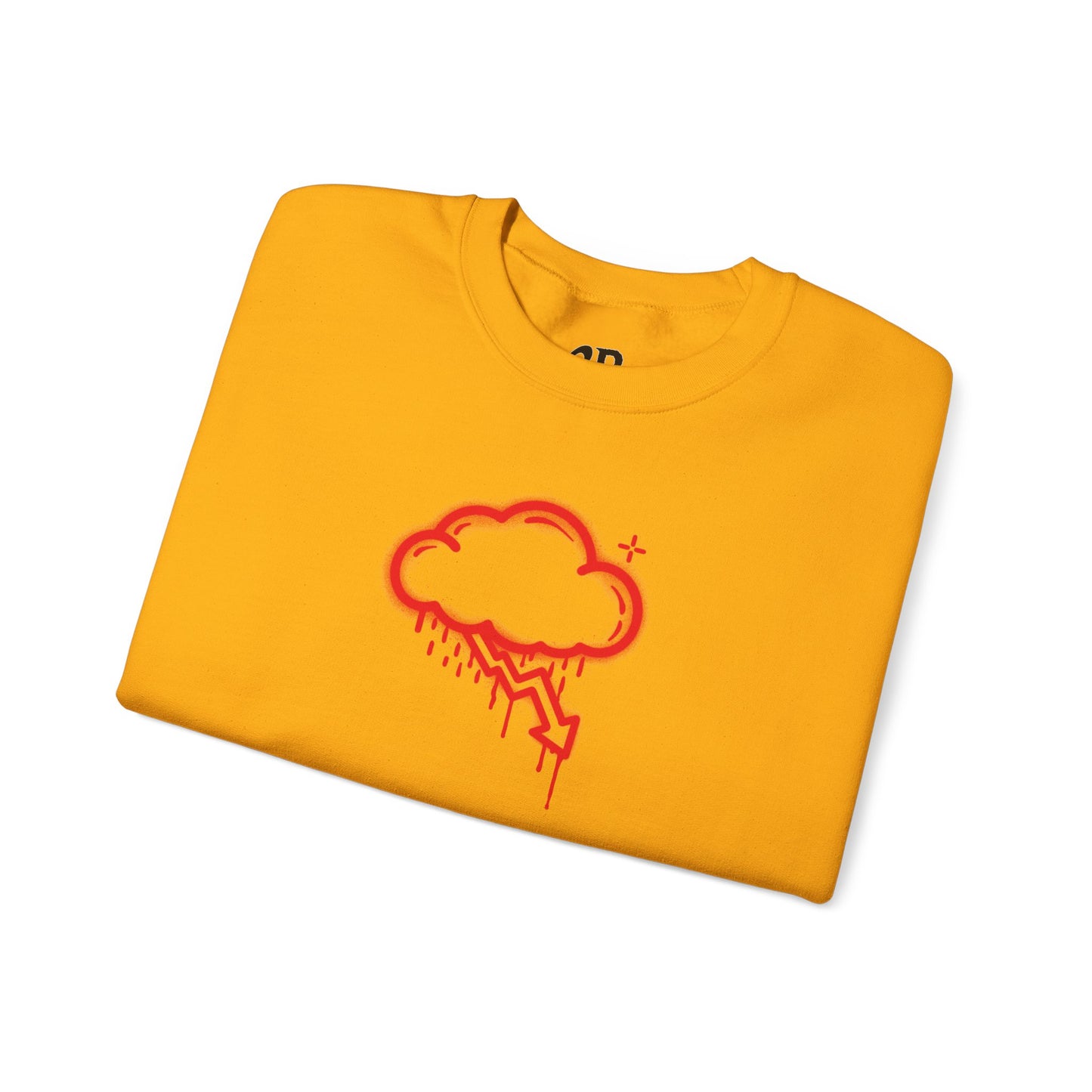 Red Graffiti Crash Cloud Crewneck (9 Colors)