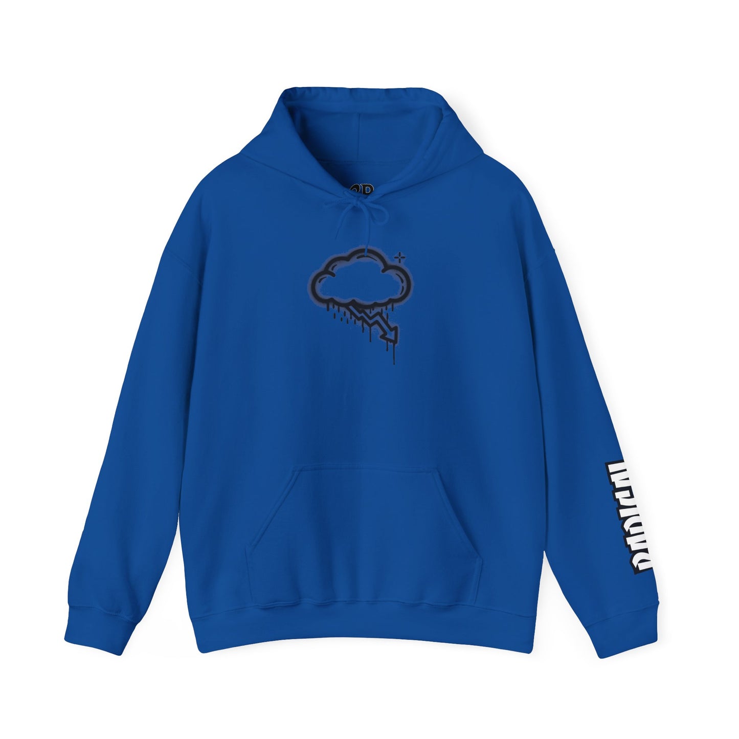 RADICAL Black Graffiti Crash Cloud Hoodie (6 Colors)