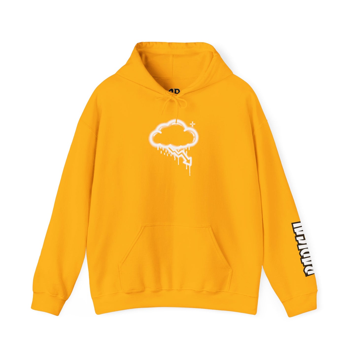 RADICAL White Graffiti Crash Cloud Hoodie (6 Colors)