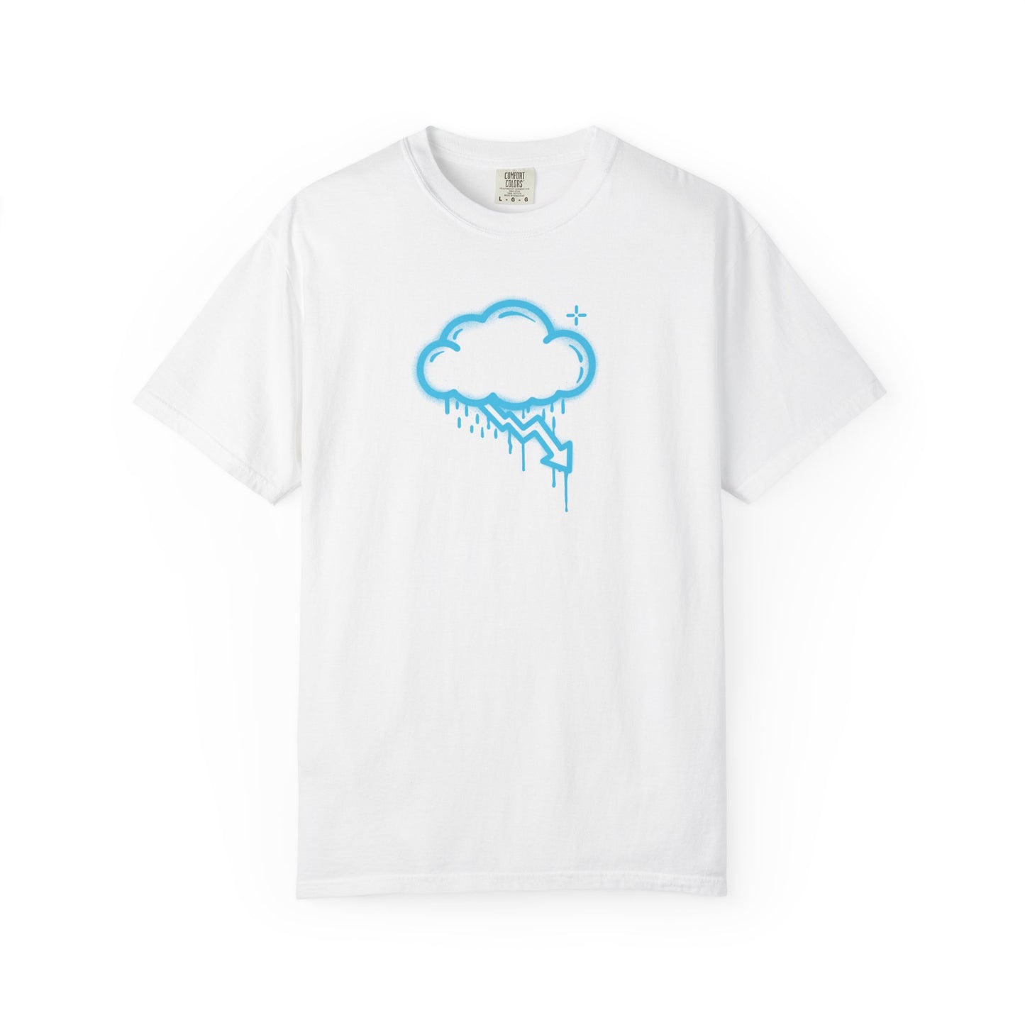 Blue Graffiti Crash Cloud Tee (6 Colors)