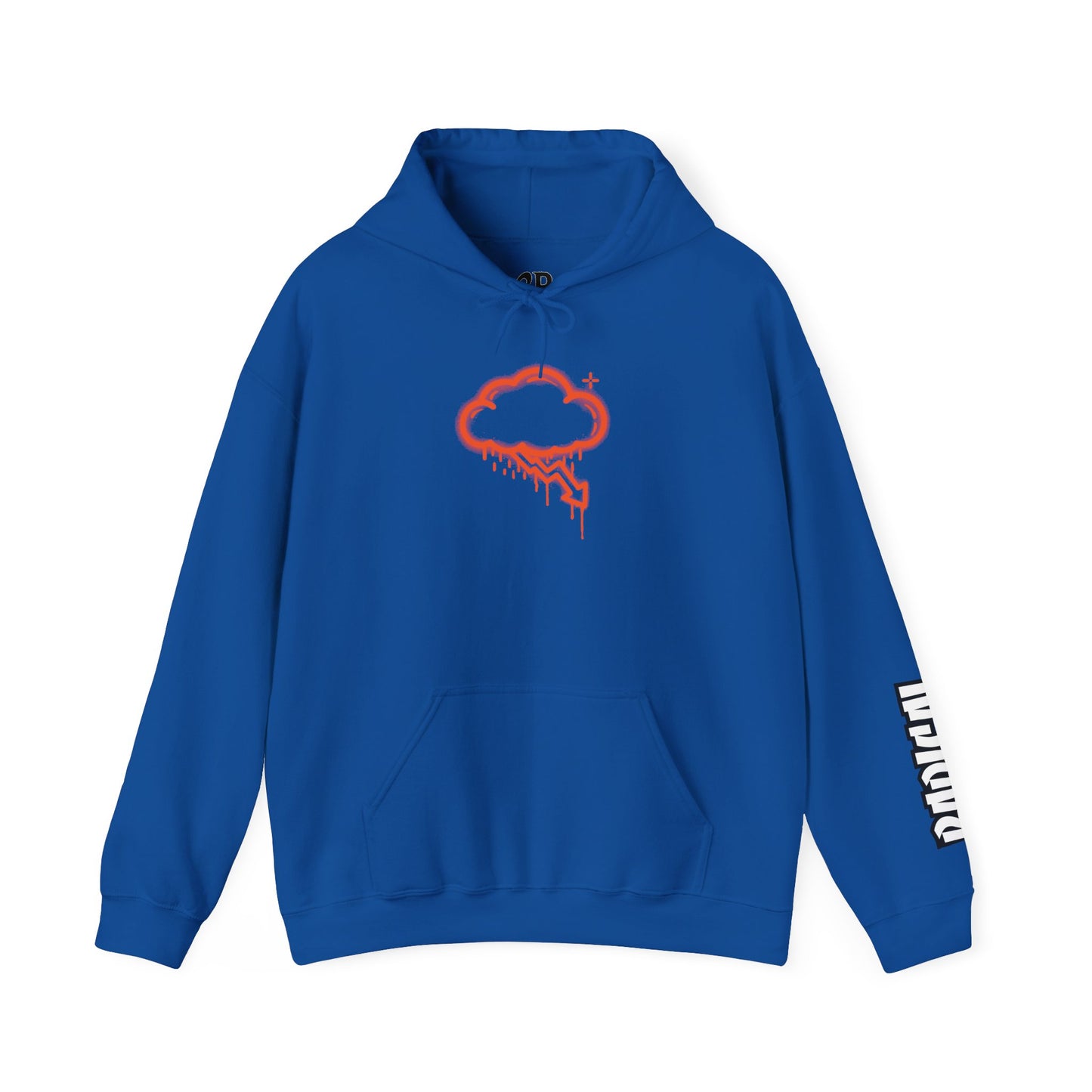 RADICAL Orange Graffiti Crash Cloud Hoodie (6 Colors)