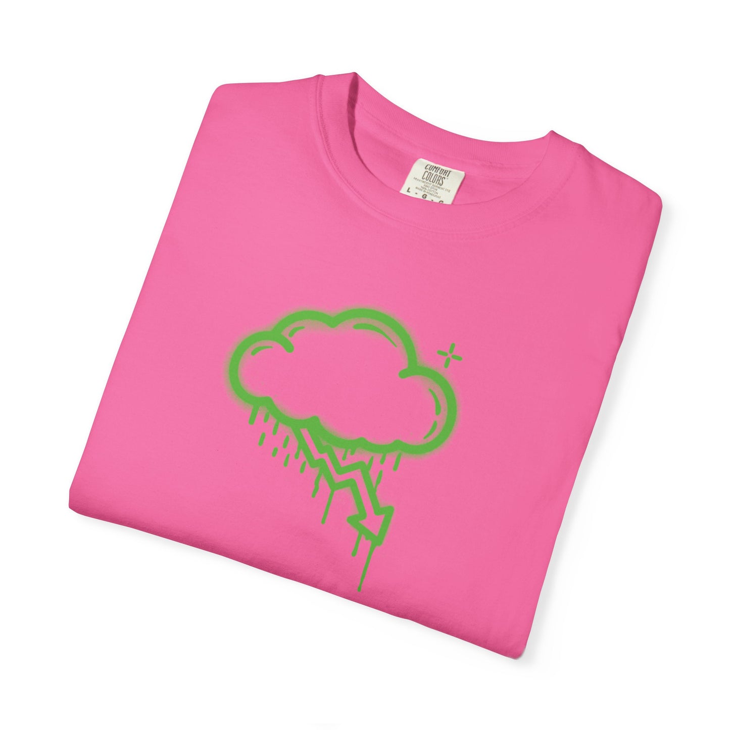 Green Graffiti Crash Cloud Tee (6 Colors)