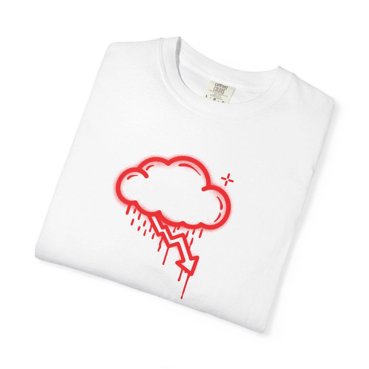 Red Graffiti Crash Cloud Tee (7 Colors)