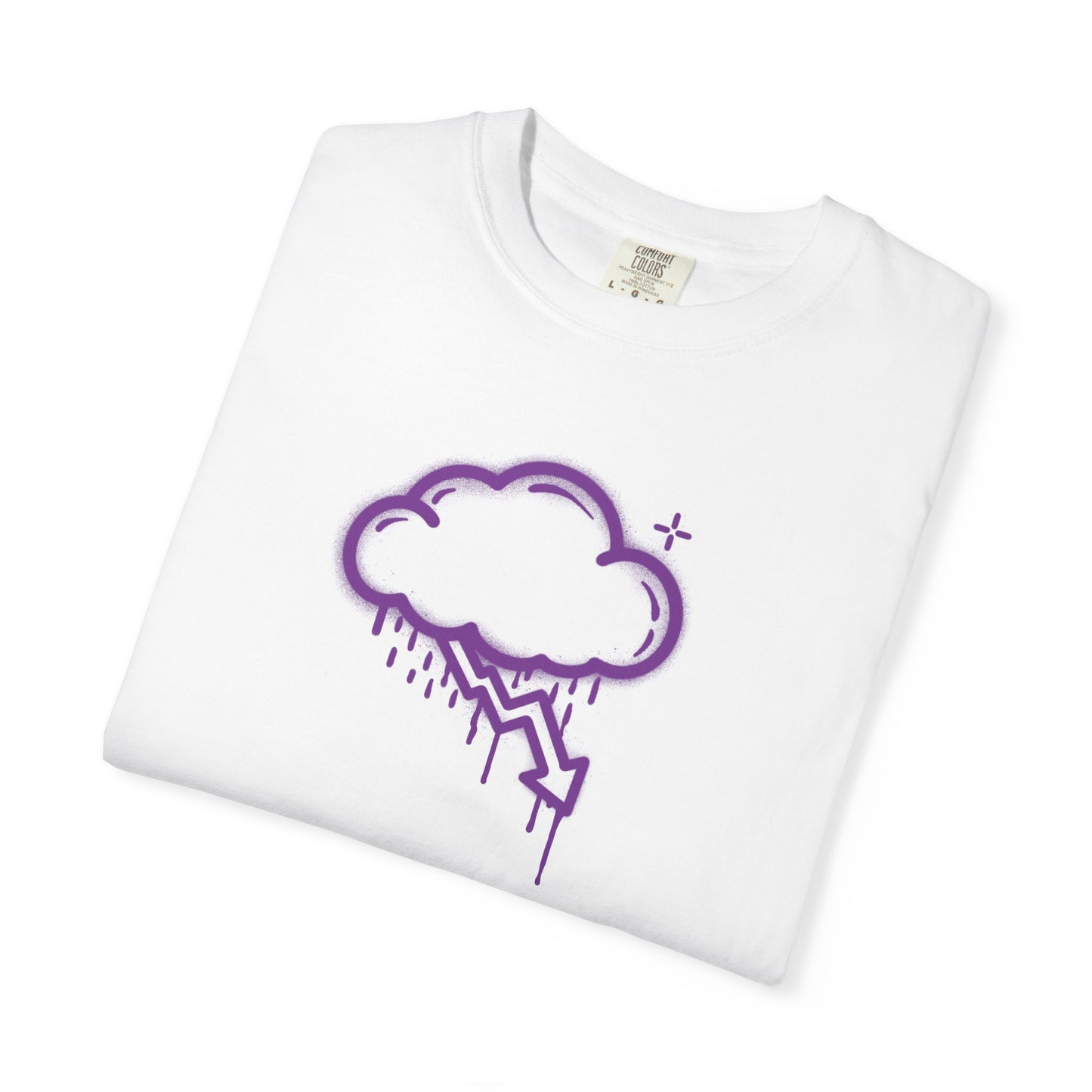 Purple Graffiti Crash Cloud Tee (6 Colors)