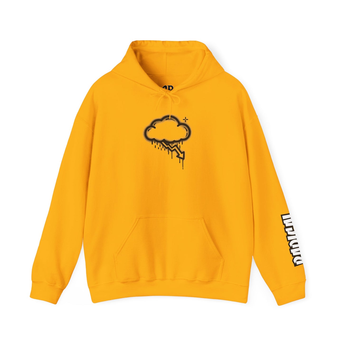 RADICAL Black Graffiti Crash Cloud Hoodie (6 Colors)