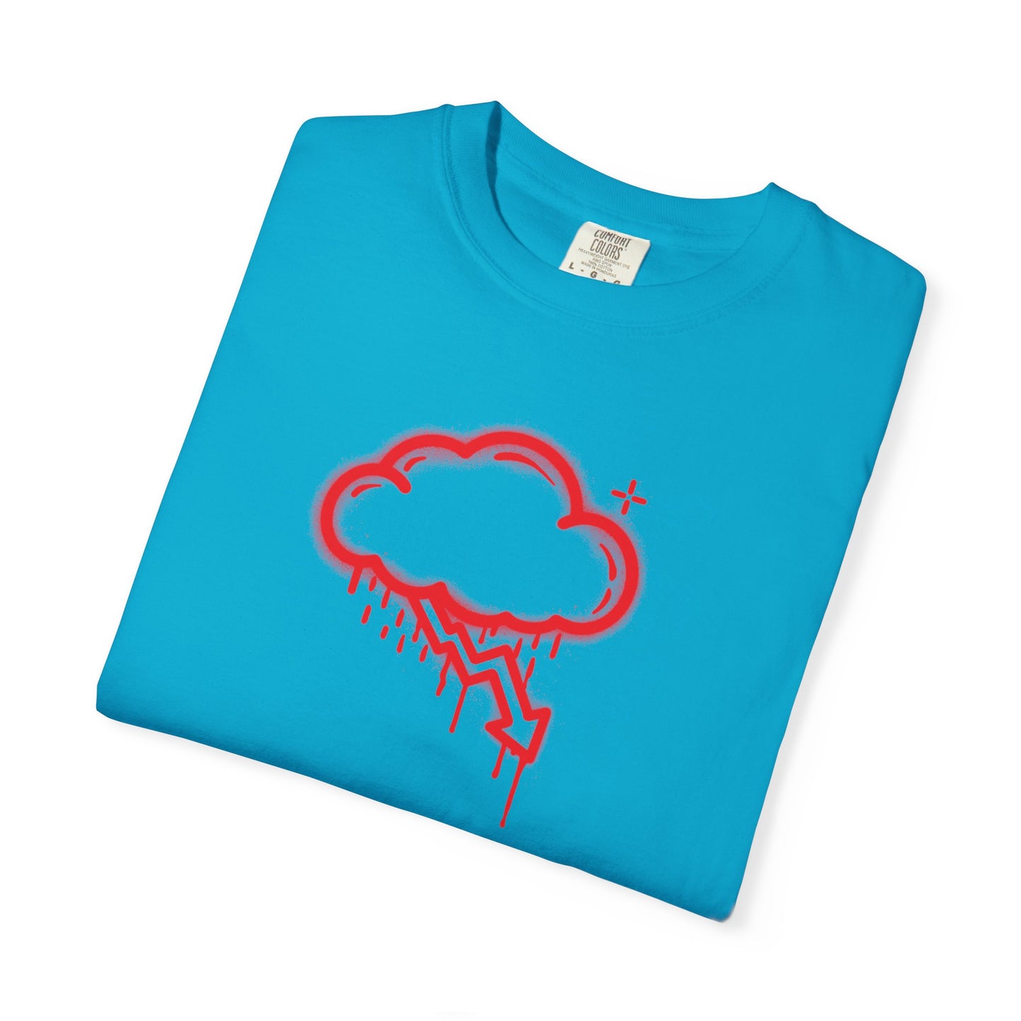 Red Graffiti Crash Cloud Tee (7 Colors)