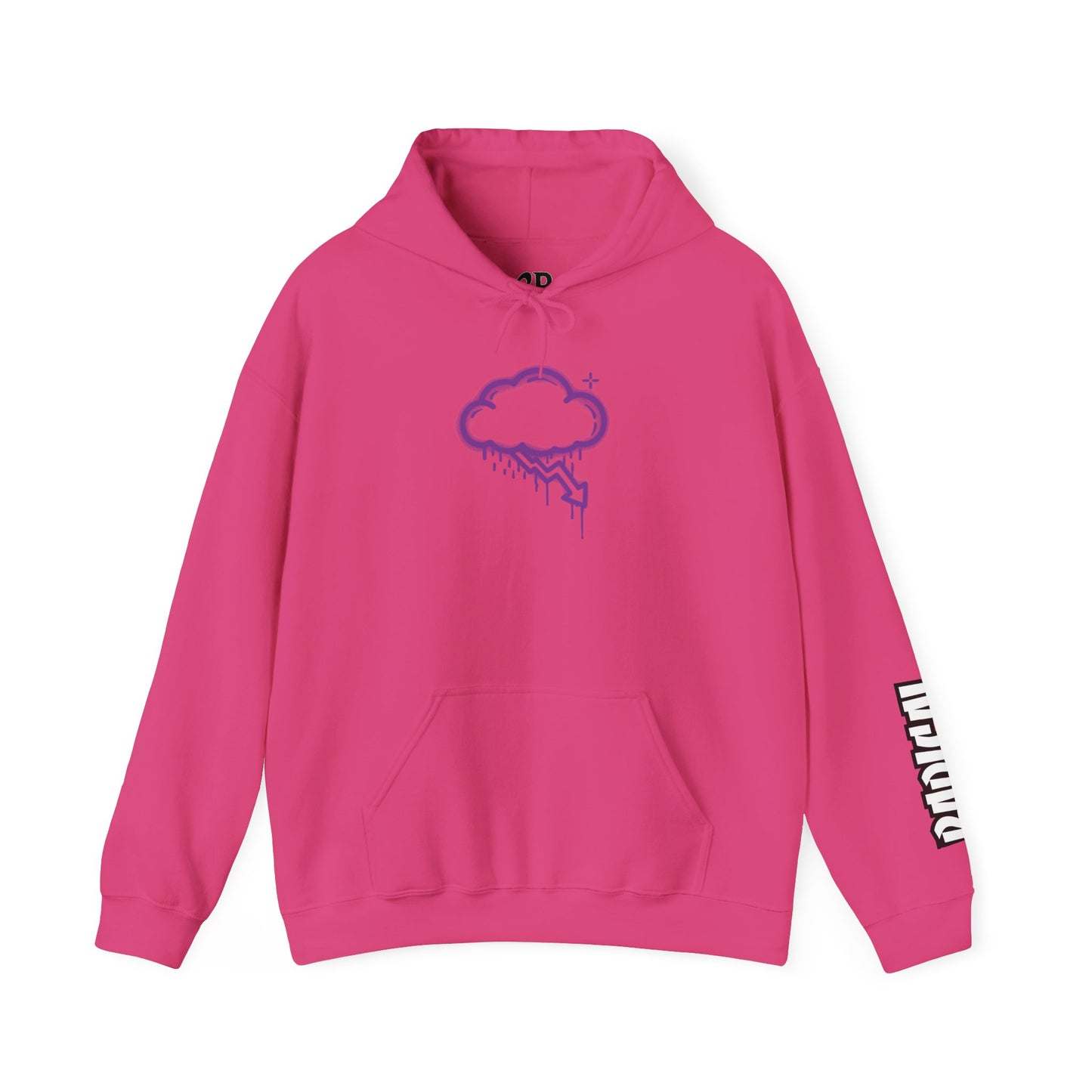 RADICAL Purple Graffiti Crash Cloud Hoodie (7 Colors)