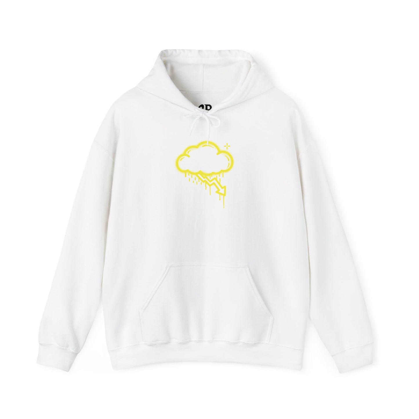 Yellow Graffiti Crash Cloud Hoodie (9 Colors)