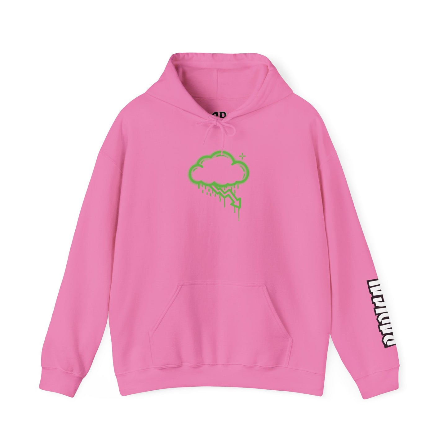 RADICAL Green Graffiti Crash Cloud Hoodie (7 Colors)