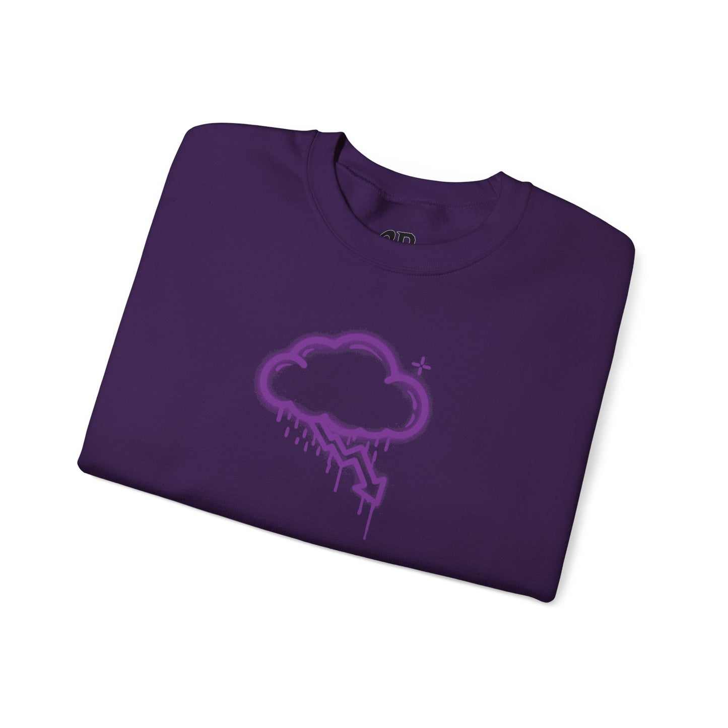 Purple Graffiti Crash Cloud Crewneck (9 Colors)