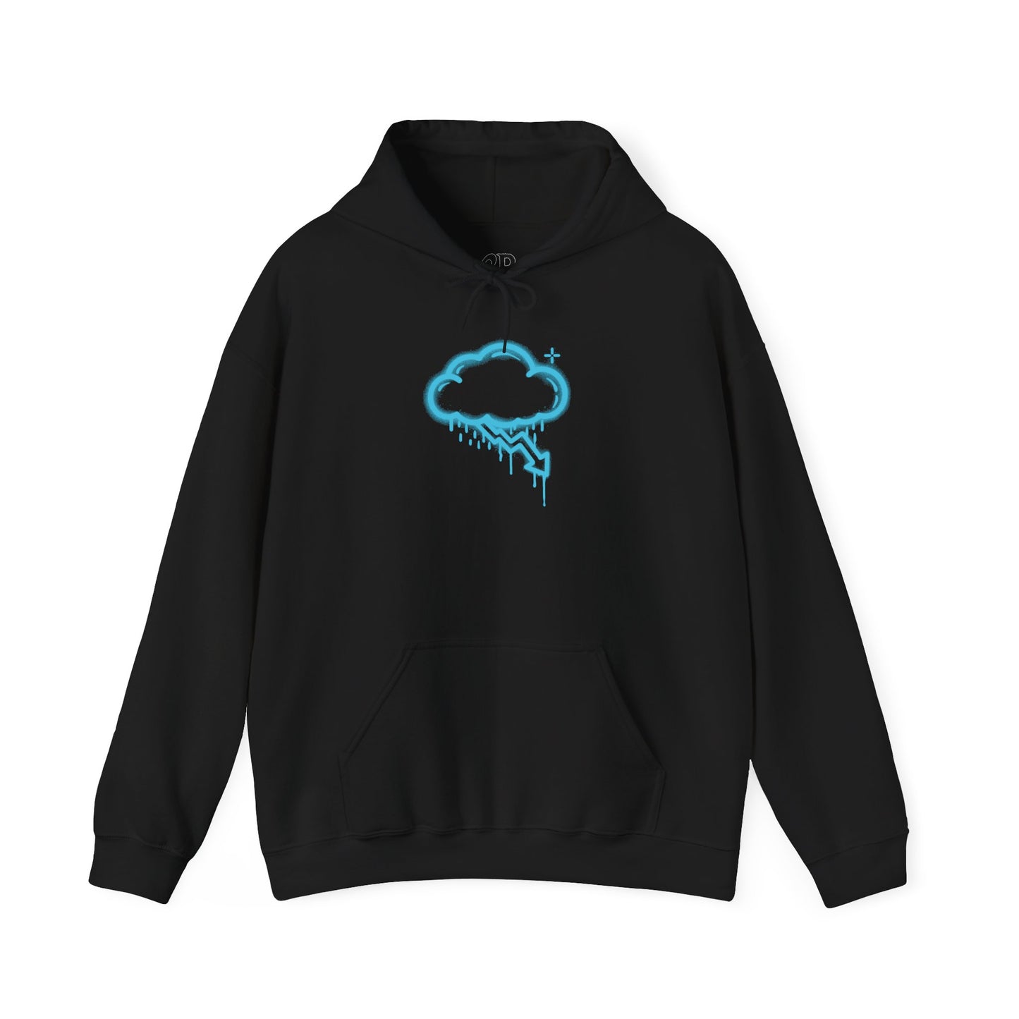 Blue Graffiti Crash Cloud Hoodie (9 Colors)