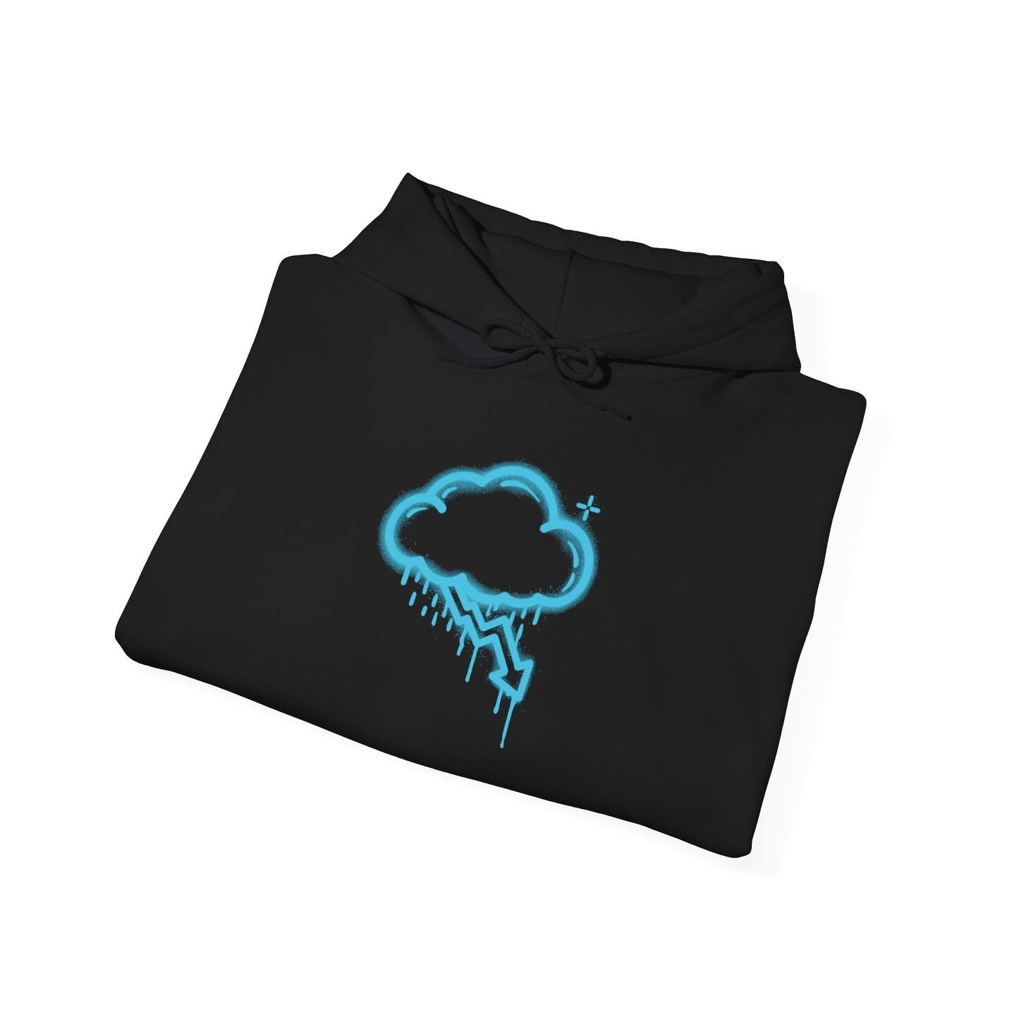Blue Graffiti Crash Cloud Hoodie (9 Colors)
