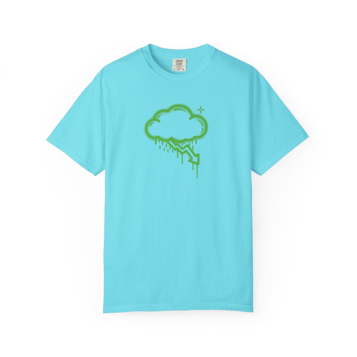 Green Graffiti Crash Cloud Tee (6 Colors)
