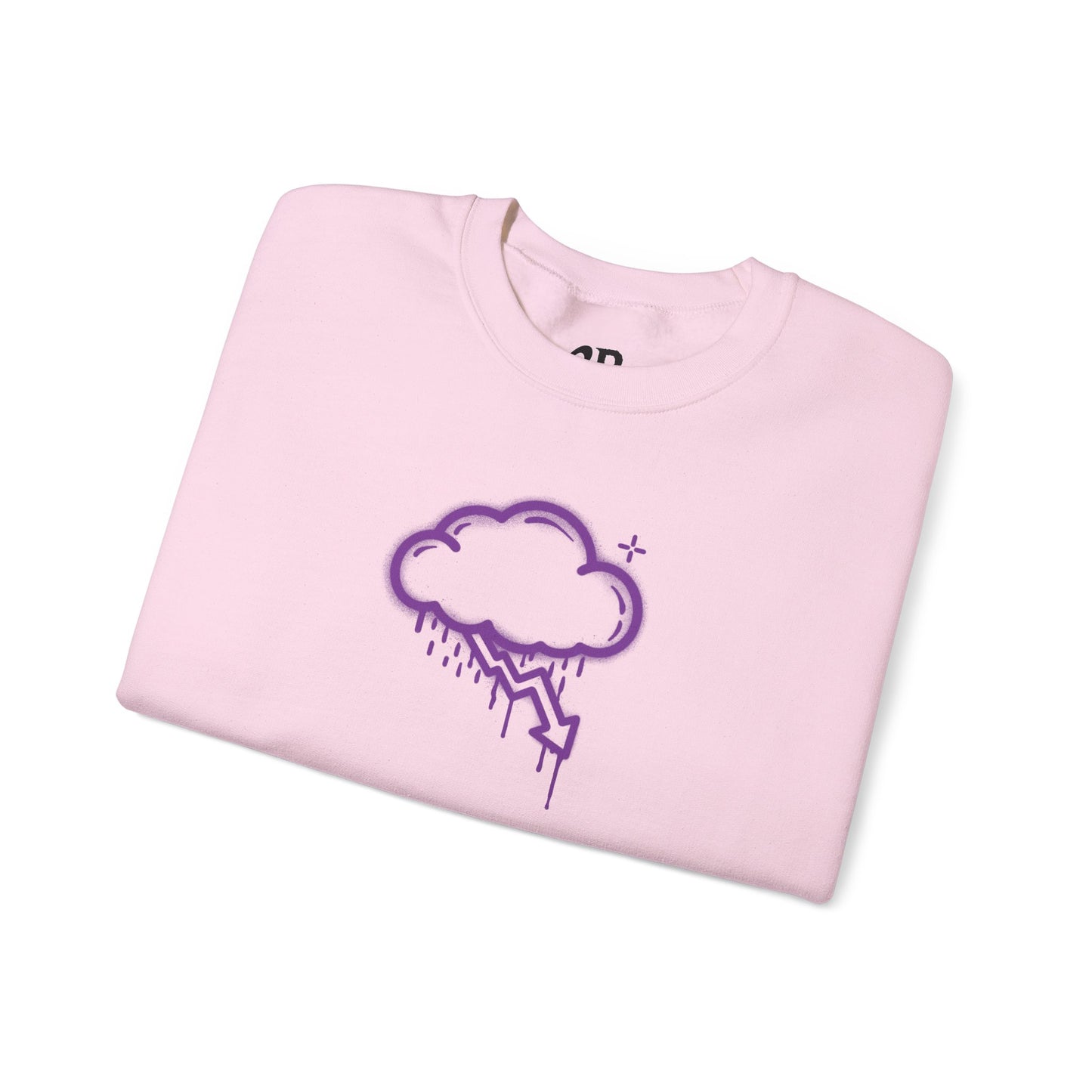Purple Graffiti Crash Cloud Crewneck (9 Colors)