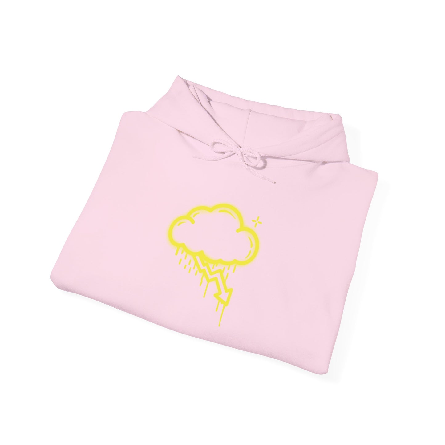 Yellow Graffiti Crash Cloud Hoodie (9 Colors)