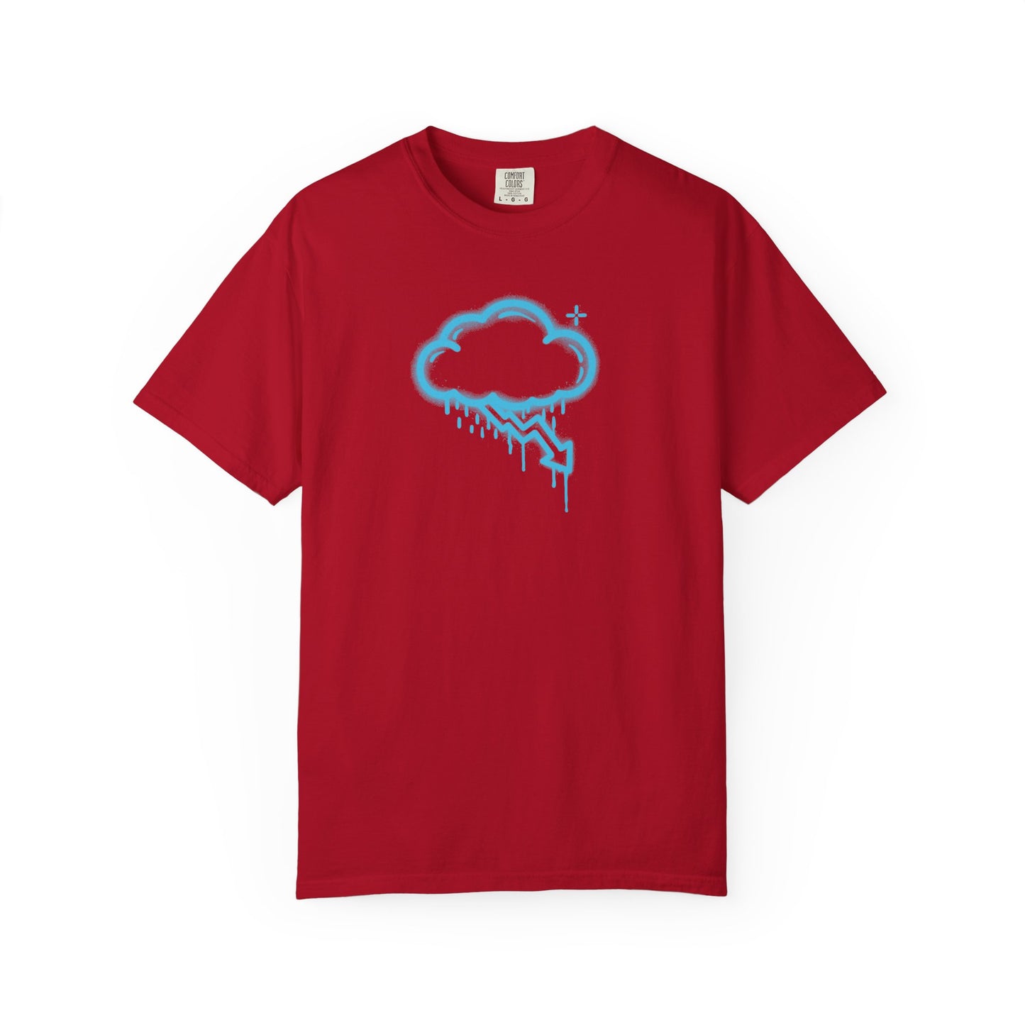 Blue Graffiti Crash Cloud Tee (6 Colors)