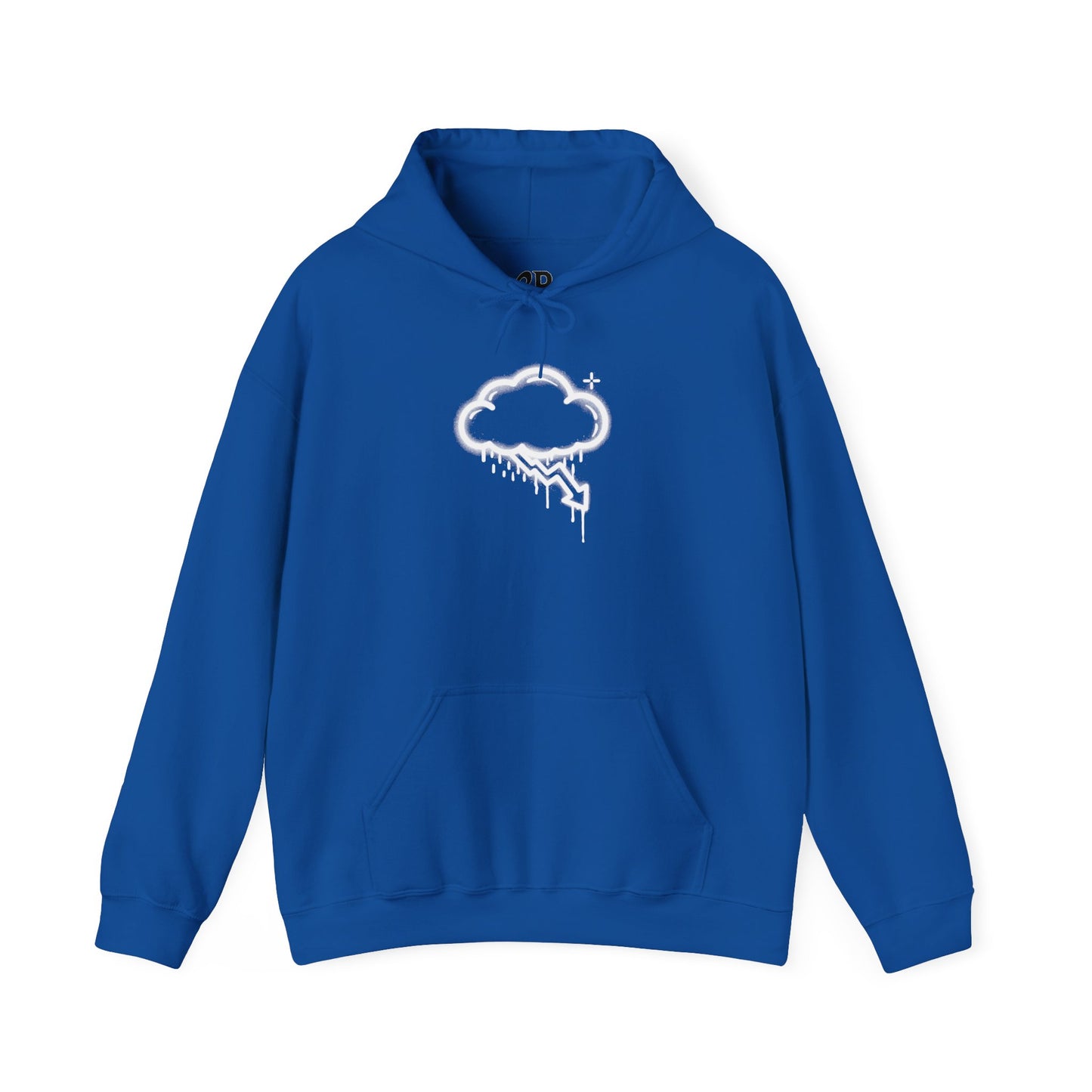 White Graffiti Crash Cloud Hoodies (8 colors)