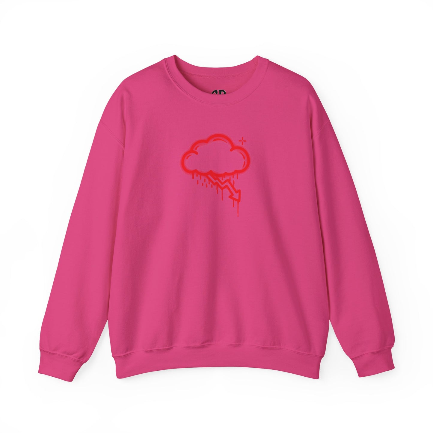 Red Graffiti Crash Cloud Crewneck (9 Colors)