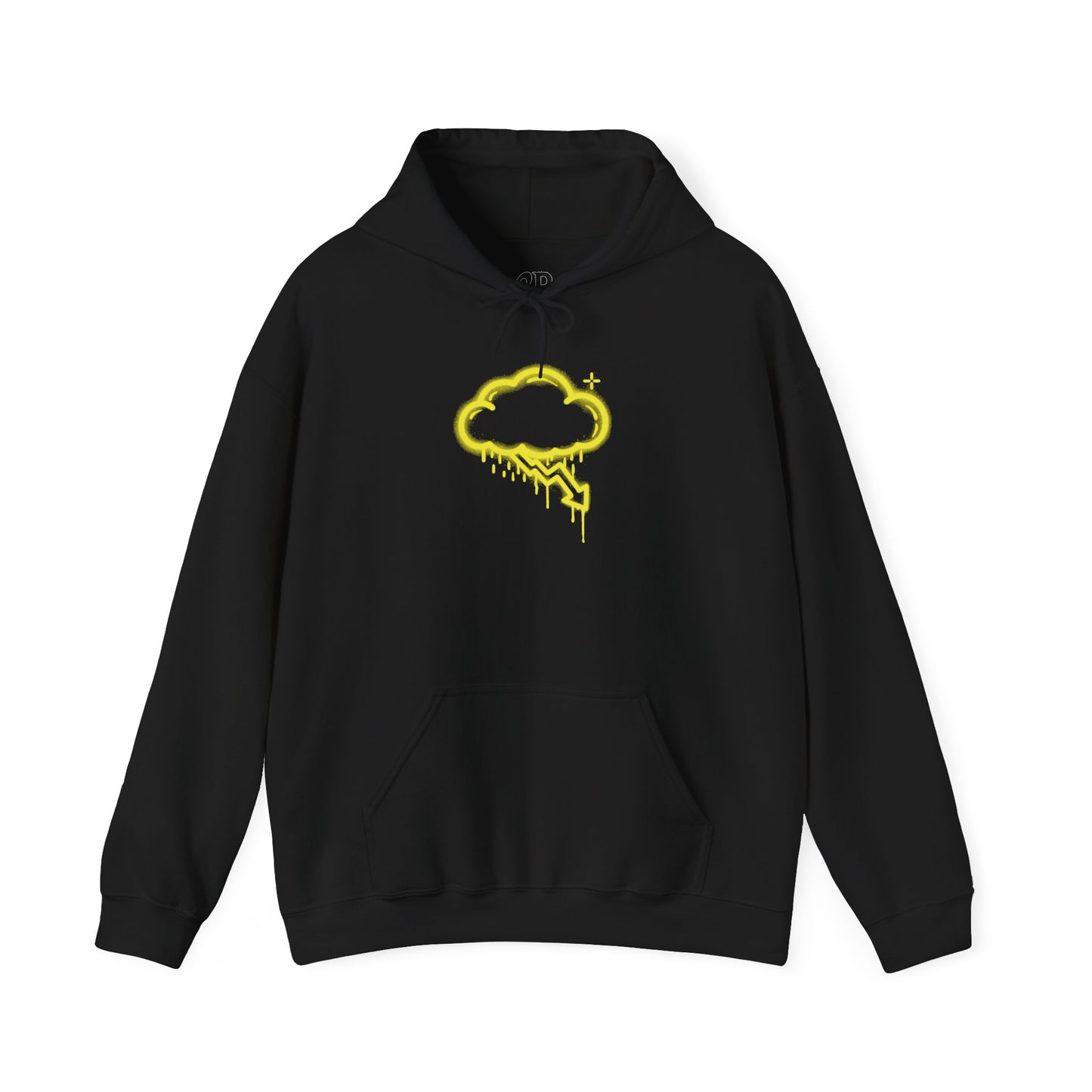 Yellow Graffiti Crash Cloud Hoodie (9 Colors)