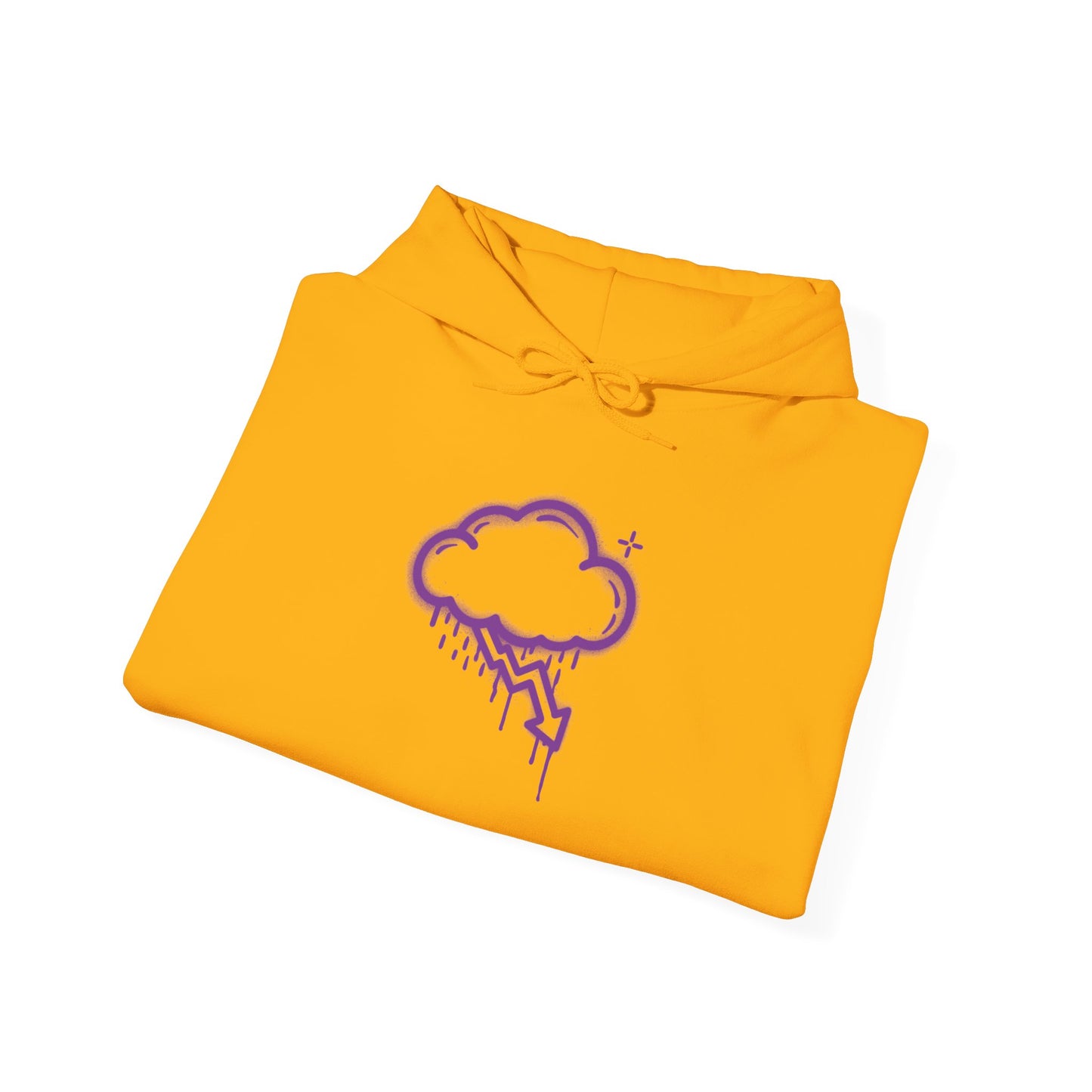 Purple Graffiti Crash Cloud Hoodie (9 Colors)