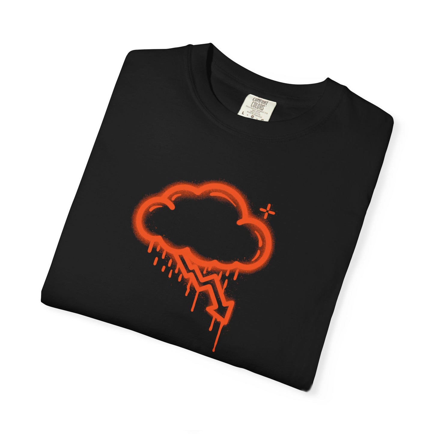 Orange Graffiti Crash Cloud Tee (7 Colors)