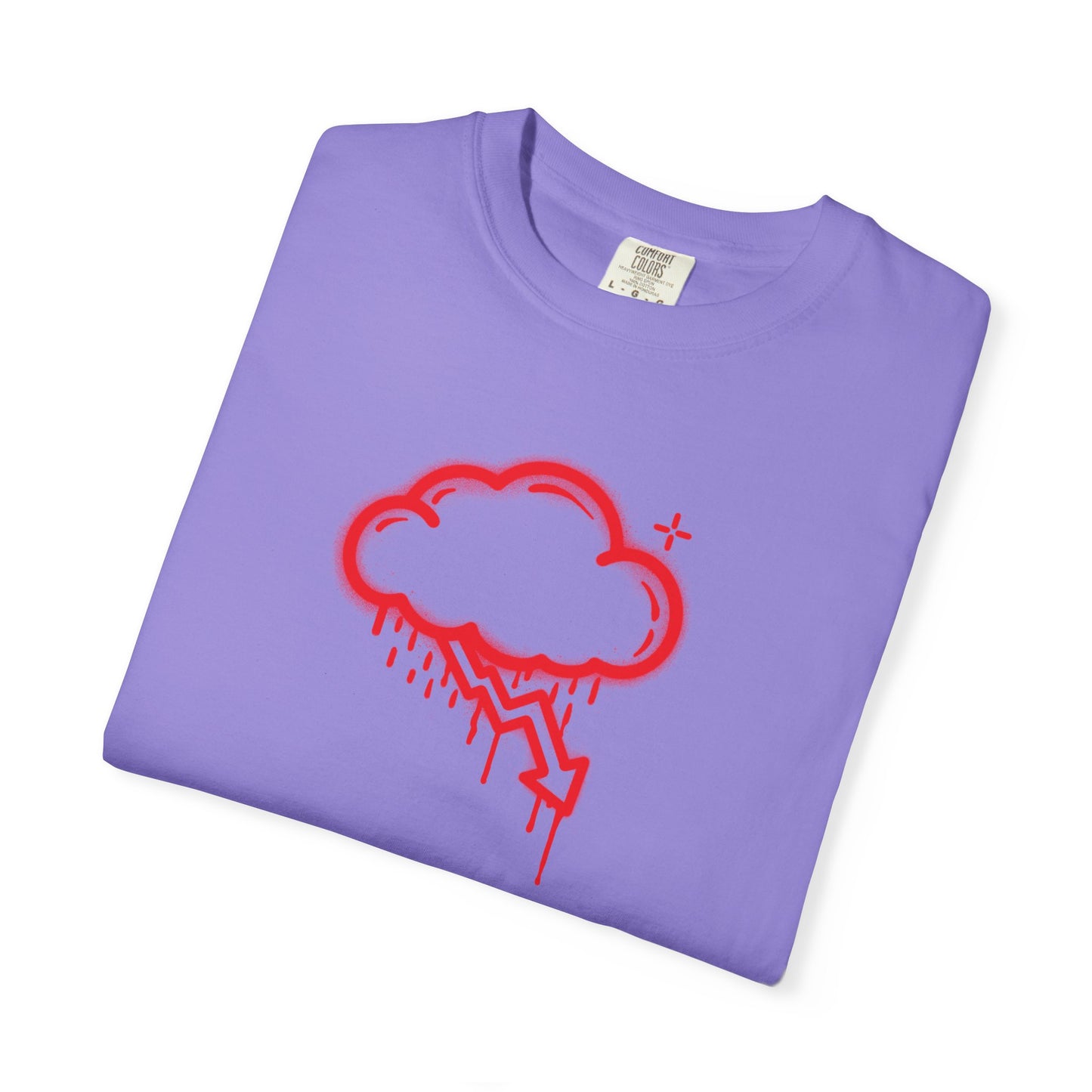 Red Graffiti Crash Cloud Tee (7 Colors)