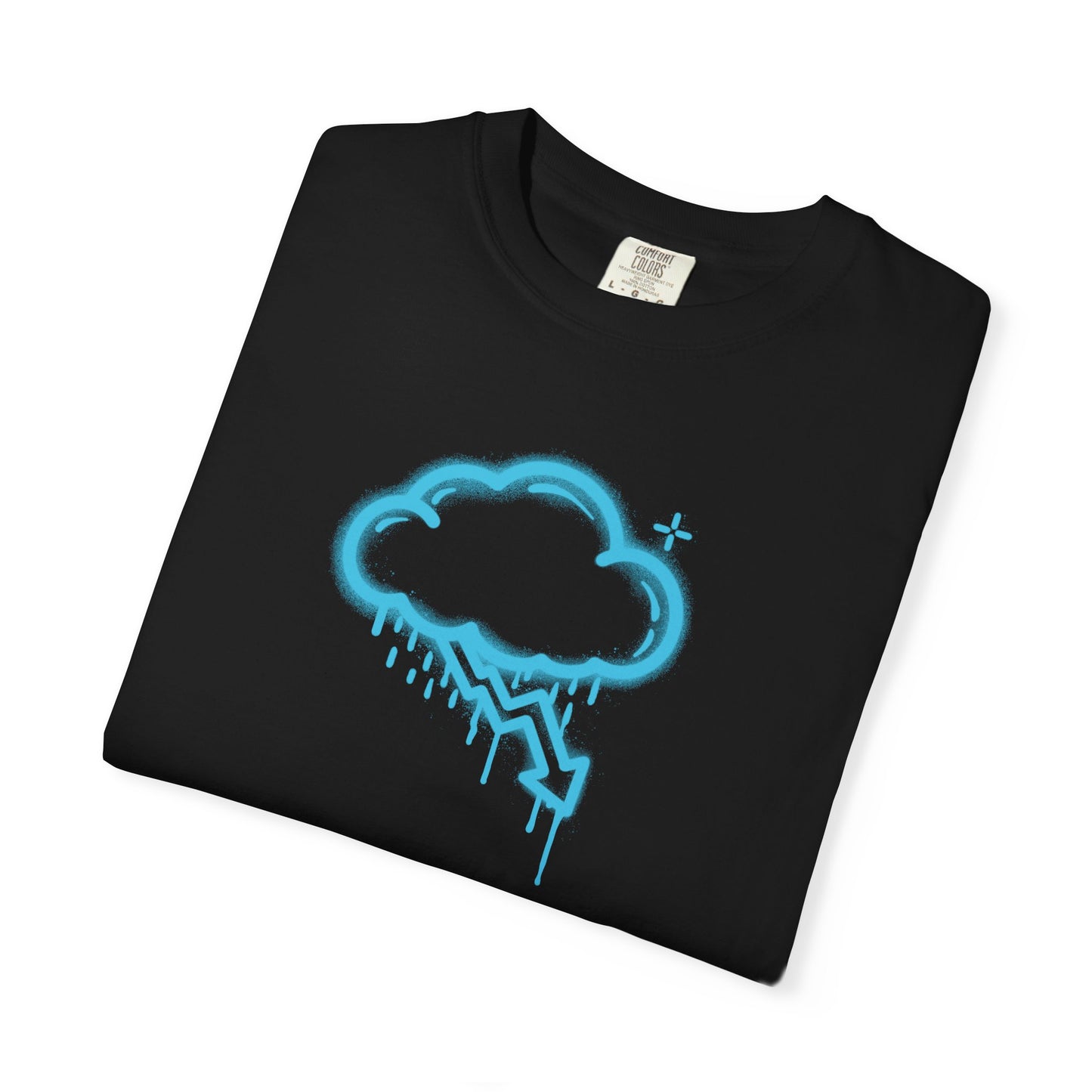 Blue Graffiti Crash Cloud Tee (6 Colors)