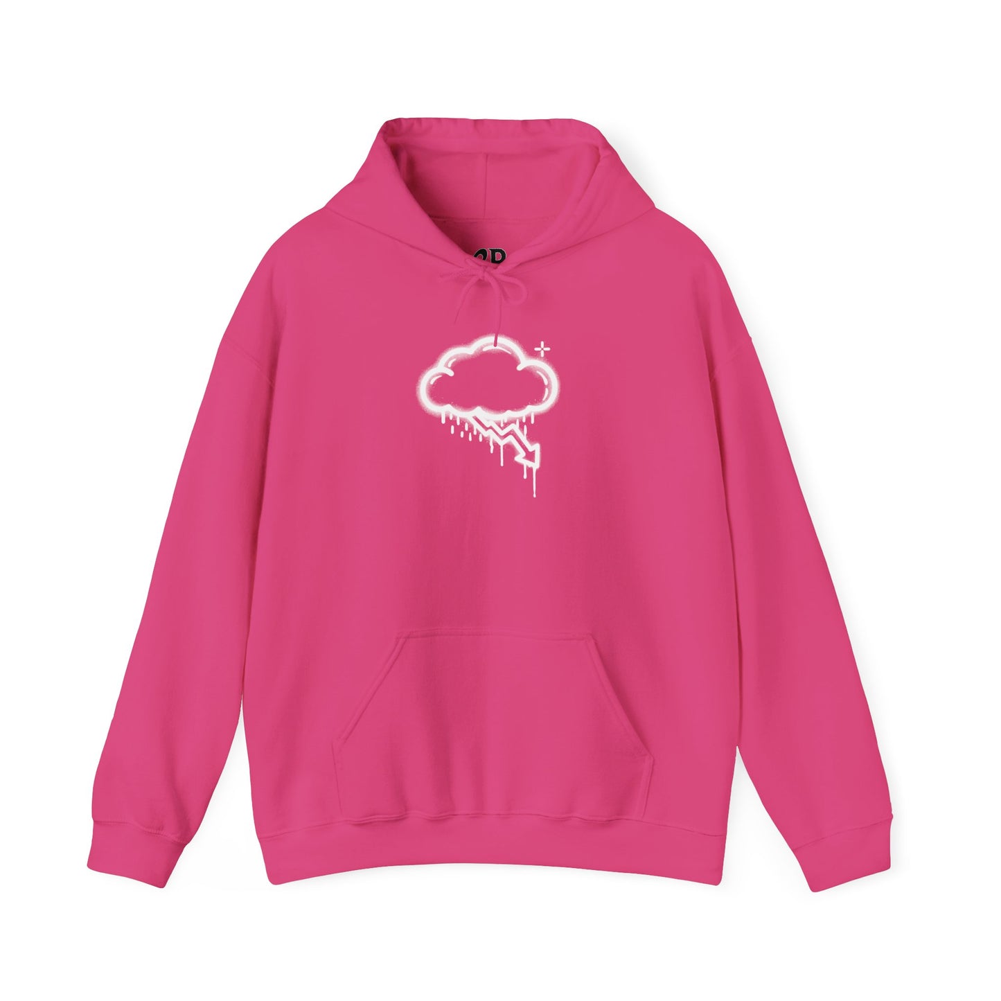 White Graffiti Crash Cloud Hoodies (8 colors)