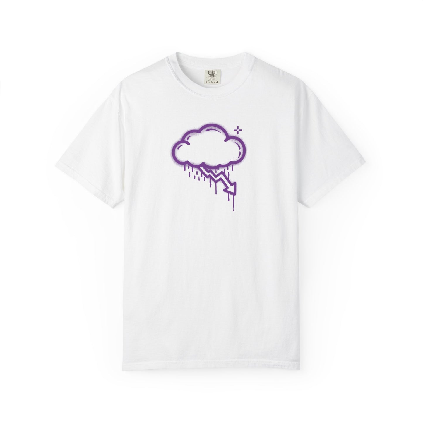 Purple Graffiti Crash Cloud Tee (6 Colors)
