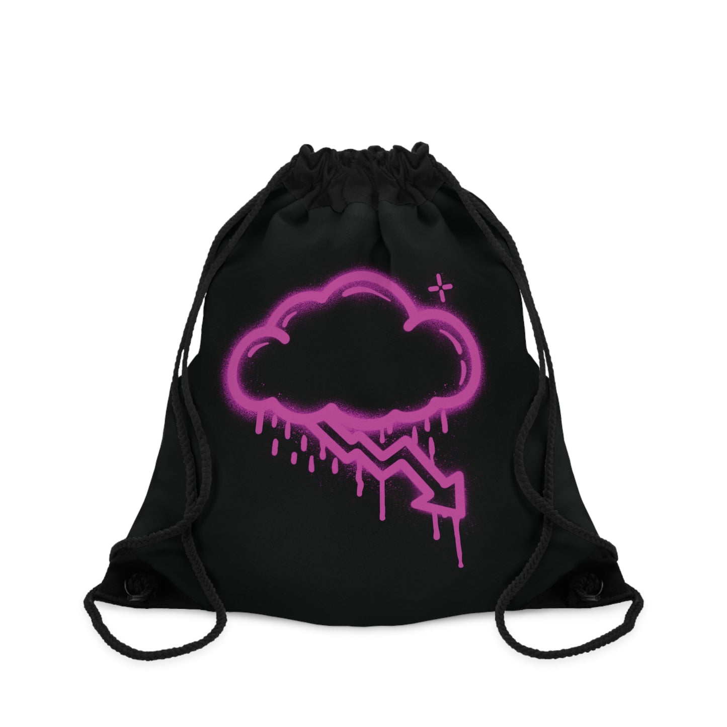 Pink Graffiti Crash Cloud Bag