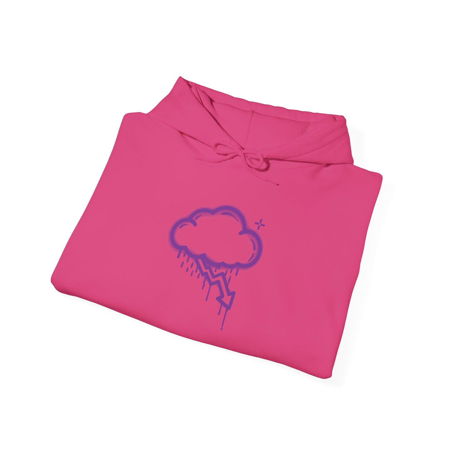 Purple Graffiti Crash Cloud Hoodie (9 Colors)