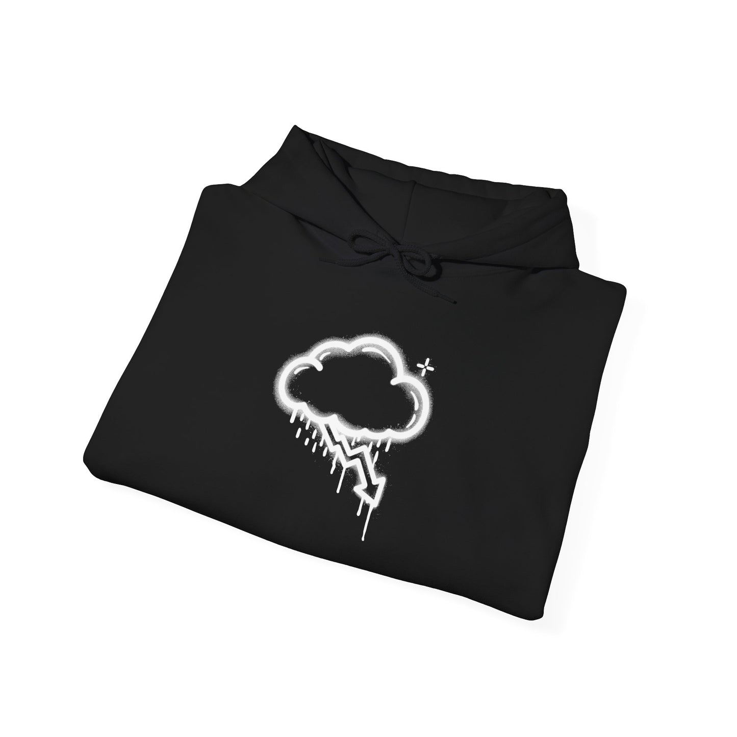 White Graffiti Crash Cloud Hoodies (8 colors)