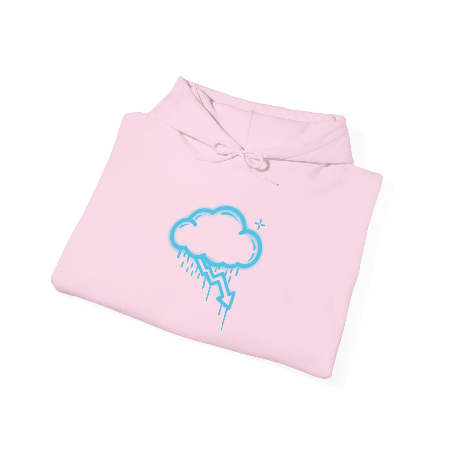 Blue Graffiti Crash Cloud Hoodie (9 Colors)