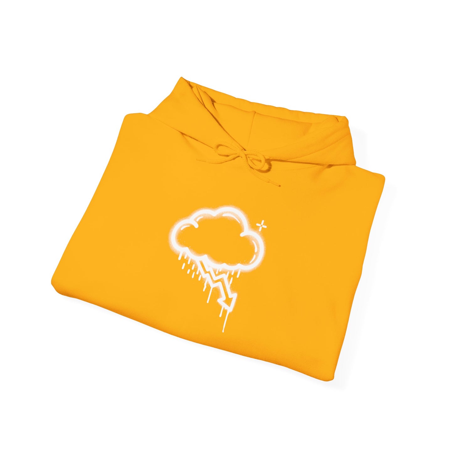 White Graffiti Crash Cloud Hoodies (8 colors)