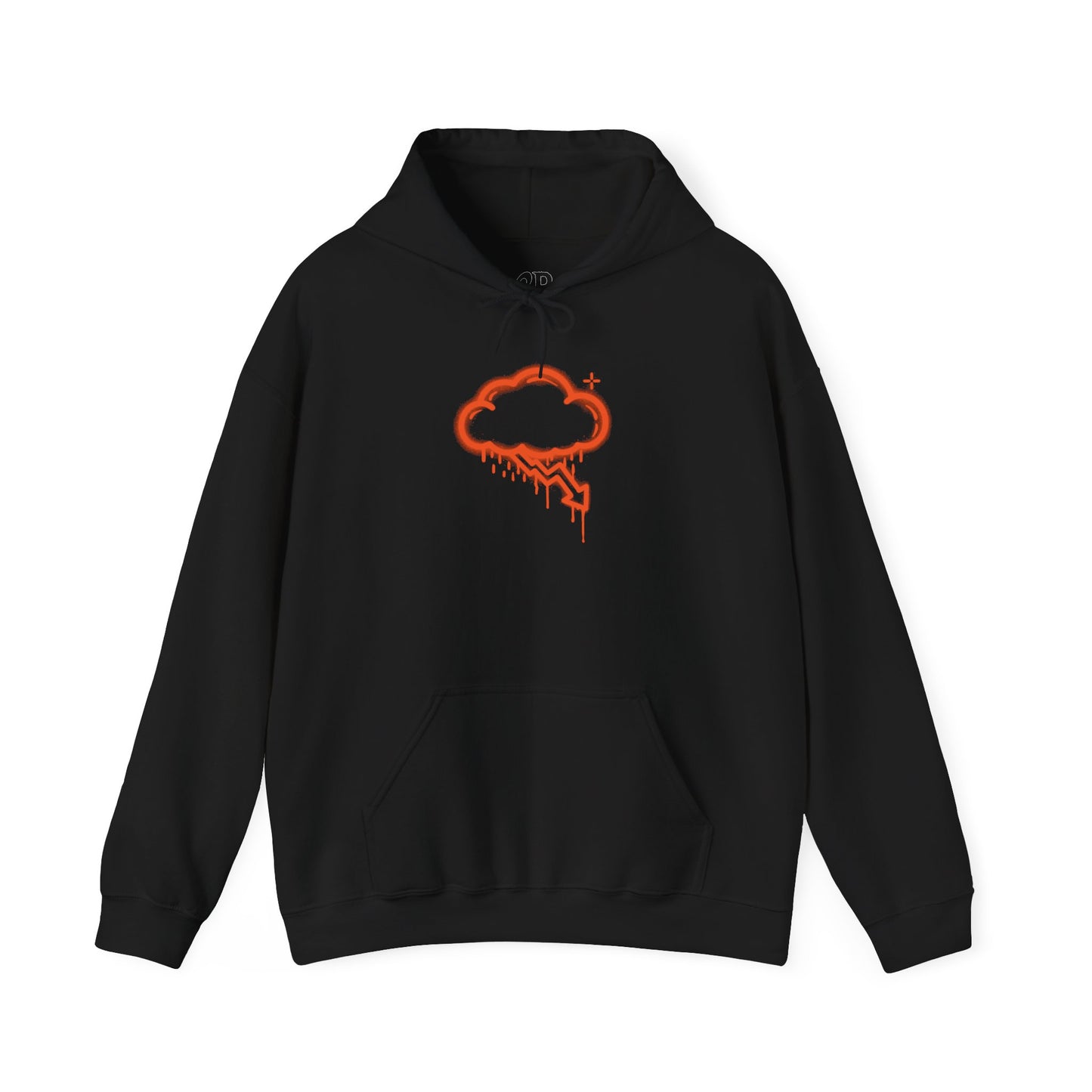Orange Graffiti Crash Cloud Hoodie (9 Colors)