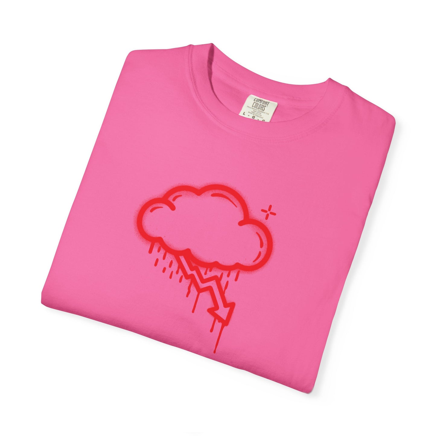 Red Graffiti Crash Cloud Tee (7 Colors)