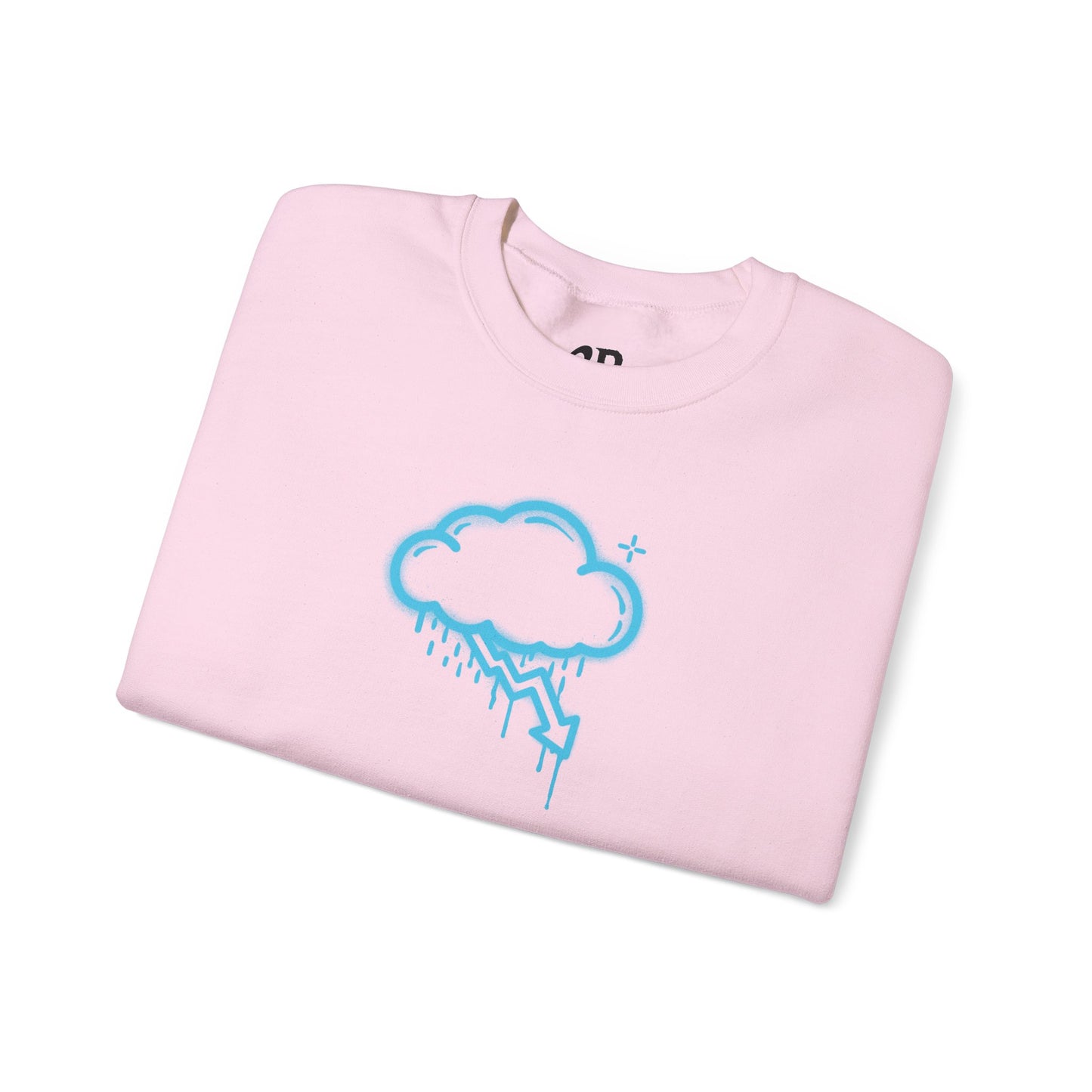 Blue Graffiti Crash Cloud Crewneck (9 Colors)