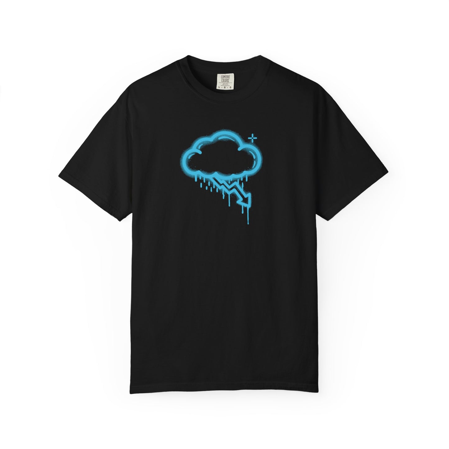 Blue Graffiti Crash Cloud Tee (6 Colors)