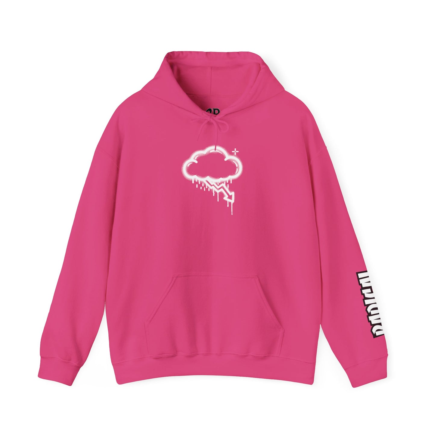 RADICAL White Graffiti Crash Cloud Hoodie (6 Colors)