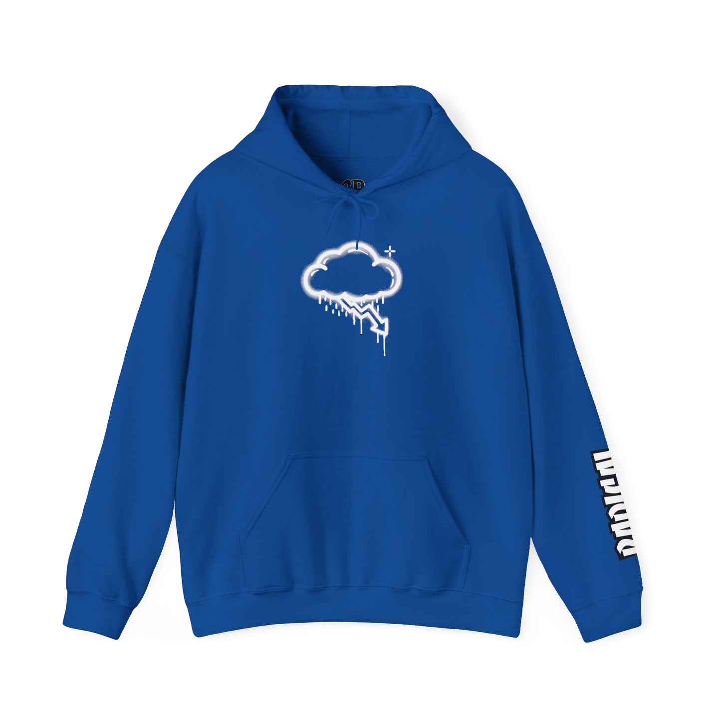 RADICAL White Graffiti Crash Cloud Hoodie (6 Colors)