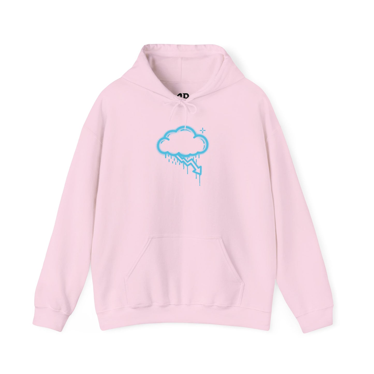Blue Graffiti Crash Cloud Hoodie (9 Colors)