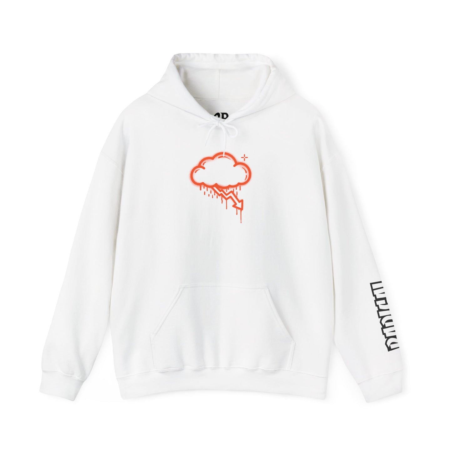 RADICAL Orange Graffiti Crash Cloud Hoodie (6 Colors)