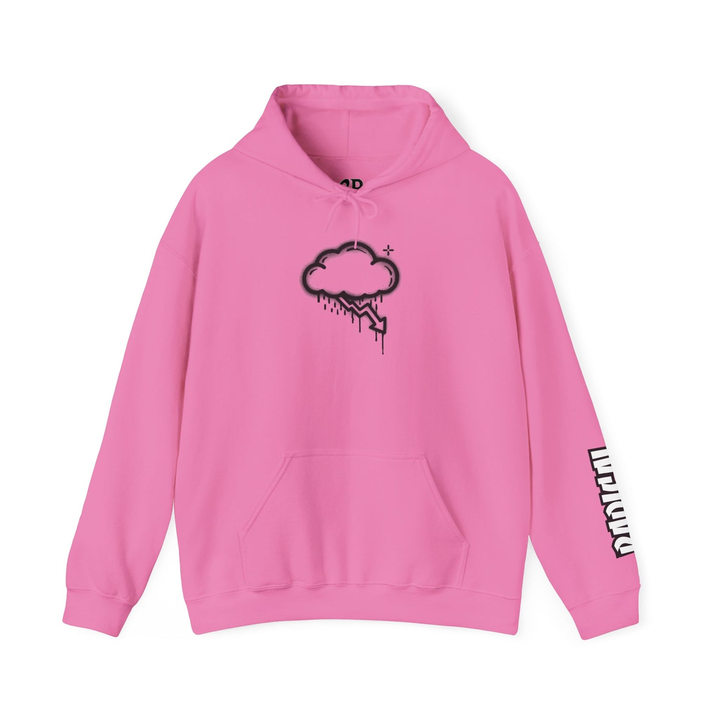 RADICAL Black Graffiti Crash Cloud Hoodie (6 Colors)
