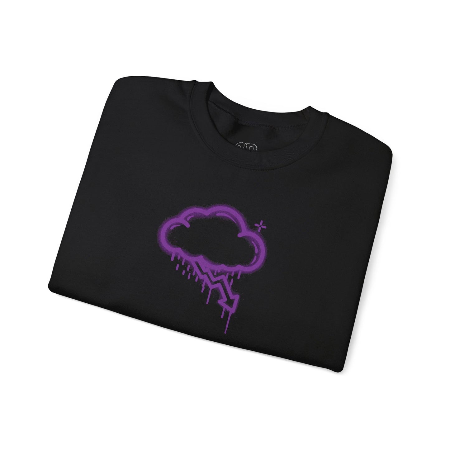 Purple Graffiti Crash Cloud Crewneck (9 Colors)