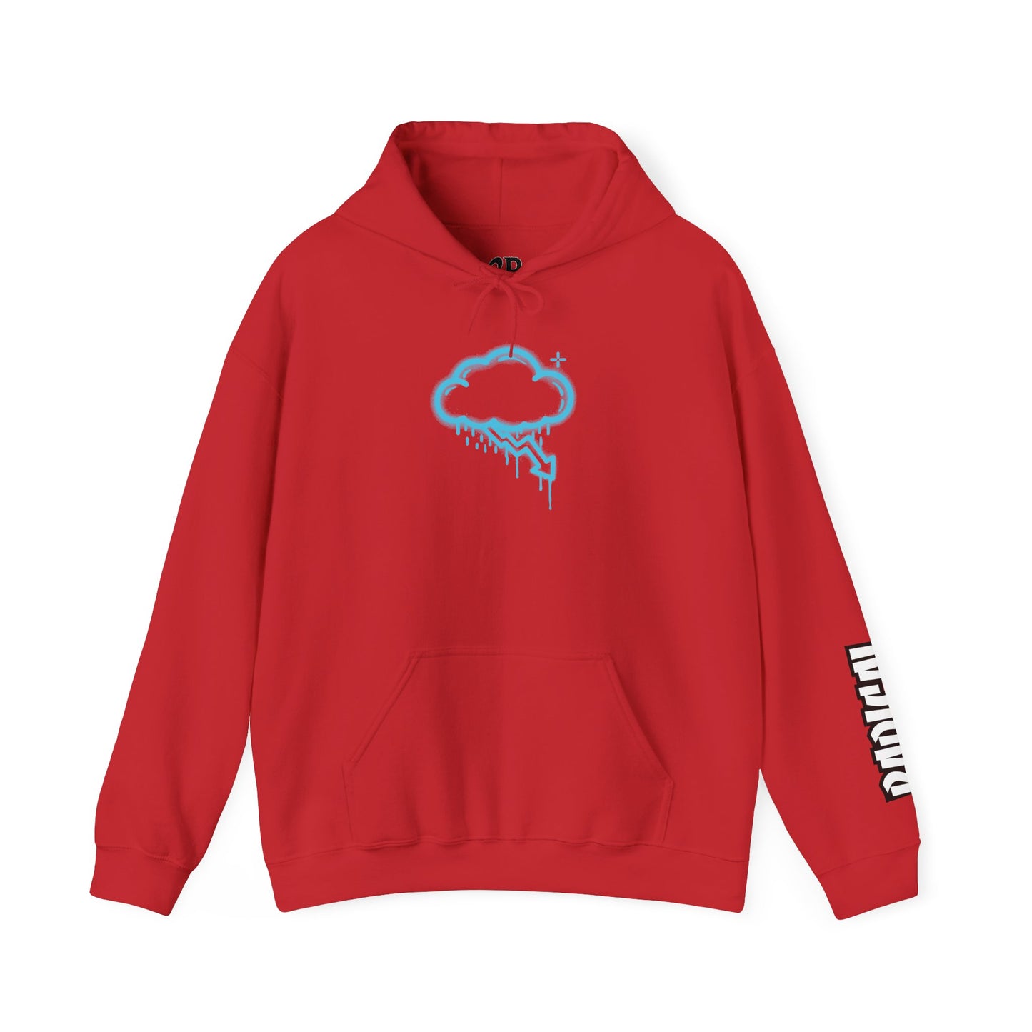RADICAL Blue Graffiti Crash Cloud Hoodie (7 Colors)